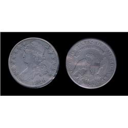 1826 Capped Bust Half Dollar. XF+.