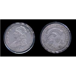 1834 Capped Bust Half Dollar. XF. (Small bump obverse 4 oÆclock)
