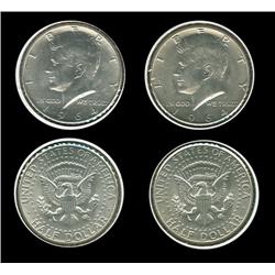 1964 and 1964d Kennedy Half Dollars. Both MS. Nice coins