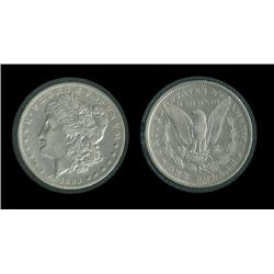 1893o Morgan Silver Dollar in airtite. XF. Key date (300,000)