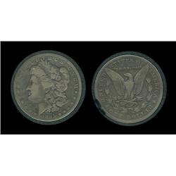 1895o Morgan Silver Dollar in airtite. VG. Hot key date (450,000)