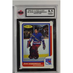 1986-87 O-Pee-Chee #9 John Vanbiesbrouck RC