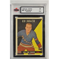 1958-59 Topps #30 Eddie Shack RC