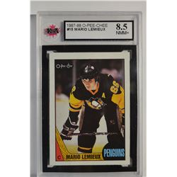 1987-88 O-Pee-Chee #15 Mario Lemieux