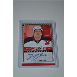 2009-10 O-Pee-Chee Signatures #SCL David Clarkson