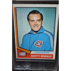 1974-75 O-Pee-Chee #261 Scotty Bowman CO RC