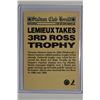 Image 2 : 1991 Stadium Club Members Only #47 Mario Lemieux/Mario Repeats As MVP