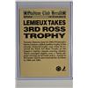 Image 2 : 1991 Stadium Club Members Only #47 Mario Lemieux/Mario Repeats As MVP