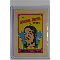 1971-72 O-Pee-Chee/Topps Booklets #23 Gordie Howe