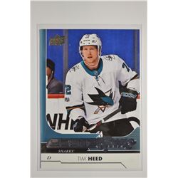 2017-18 Upper Deck #484 Tim Heed YG RC