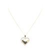 Image 1 : 0.40 ctw Diamond Heart Locket with Chain - 14KT White Gold