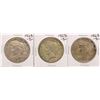 Lot of (3) 1923-S $1 Peace Silver Dollar Coins
