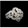 2.77 ctw Diamond Ring - 14KT White Gold