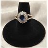 Image 1 : 19RPS-19 SAPPHIRE  DIAMOND RING