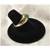 Image 2 : 19RPS-9 CARVED EMERALD CABACHON RING