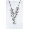 Image 2 : 19CAI-44 FLORAL DIAMOND NECKLACE