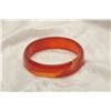 Image 1 : 19RPS-55 RED AGATE BANGLE BRACELET