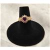 Image 1 : 19RPS-34 PINK RUBELLITE  DIAMOND RING