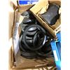Image 8 : Normet dual level indicators (2), box of seal and rings, atlas copco air filter,  (contents of box a