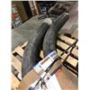 Image 2 : Pallet of 2 - 6" heavy wall 90 degree elbows, second pallet underneath of pipe frames