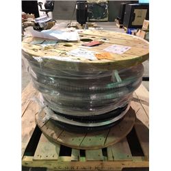 Spool of unused 1000 volt #3/0 copper conductor armoured electrical wire 60 metres