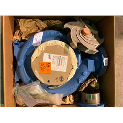 Pallet of Gould pump replacement parts including housing, impeller, casing, etc. orig value $26,964.