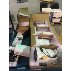 Set of 5 unused security cameras complete with hardware and cable