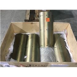 Pallet of approx 8 - 12"x4'x1" thick brass Liners for grinding mill