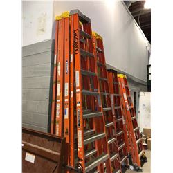 10' Werner fibreglass stepladder - orange