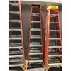 Image 1 : 8' Sturdy fibreglass stepladder - orange