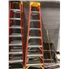 Image 1 : 8' Werner fibreglass stepladder - orange