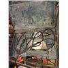 Image 2 : Pallet of numerous tools including Bosch Hammer Drill, Holt tool box with tools, clamps, jacks, adju