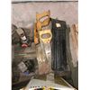 Image 5 : Pallet of numerous tools including Bosch Hammer Drill, Holt tool box with tools, clamps, jacks, adju