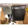 Image 3 : Pallet of 100's of ft of various extension cords, portable heater, rolls of adding machine tape, por