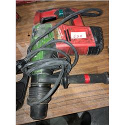 Milwaukee hammer drill (no battery), Milwaukee electric jack hammer, Milwaukee Hammer vac battery