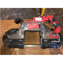 2 Milwaukee brushless chargeable deep cut band saws