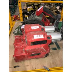 Milwaukee Hammer Vac batteries, Milwaukee rechargeable drill (no batt), Milwaukee 40mm SDS Max rotar