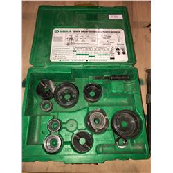 Greenlee quick draw hydraulic punch drivers