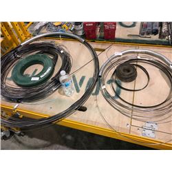 Greenlee 240 ft fish tape, electrical boxes, wire