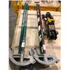 Image 1 : 4 Greenlee pipe benders & 1.5 ton trolley jack