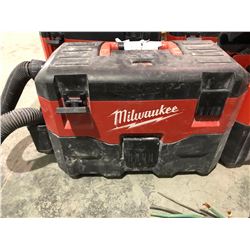 2 Milwaukee suitcase vacuums, rechargeable one with battery