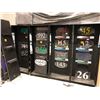 Image 1 : 5 display shelves with extra shelves and lights