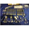Image 1 : "Wallace" fine sterling dinnerware like new plus various butter & chees knives