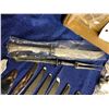 Image 2 : "Wallace" fine sterling dinnerware like new plus various butter & chees knives