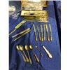 Image 6 : "Wallace" fine sterling dinnerware like new plus various butter & chees knives