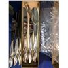 Image 7 : "Wallace" fine sterling dinnerware like new plus various butter & chees knives