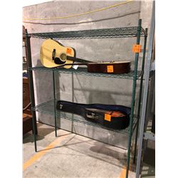 6 ft green metal racking