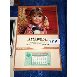14 calendars dated from 1949