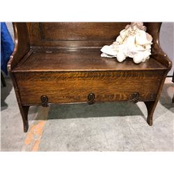 Early 1900s Deacon 39 S Bench With Storage