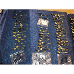 Over 50 collectible spoons